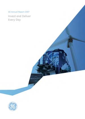 GE Annual Report 2007