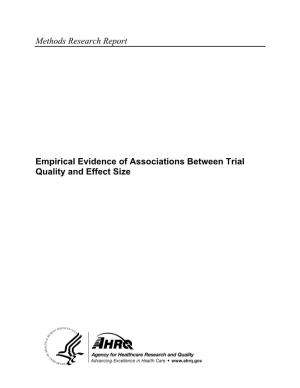 Methods Research Report: Empirical Evidence of Associations Between