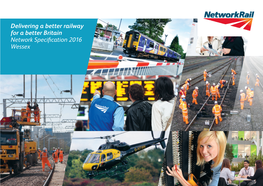 Wessex Network Specification: March 2016 Network Rail – Network Specification: Wessex 02 Wessex
