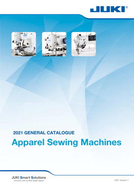 Juki Apparel Sewing Machines 2021