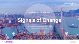 Business Futures 2021: Signals of Change Summary | Accenture