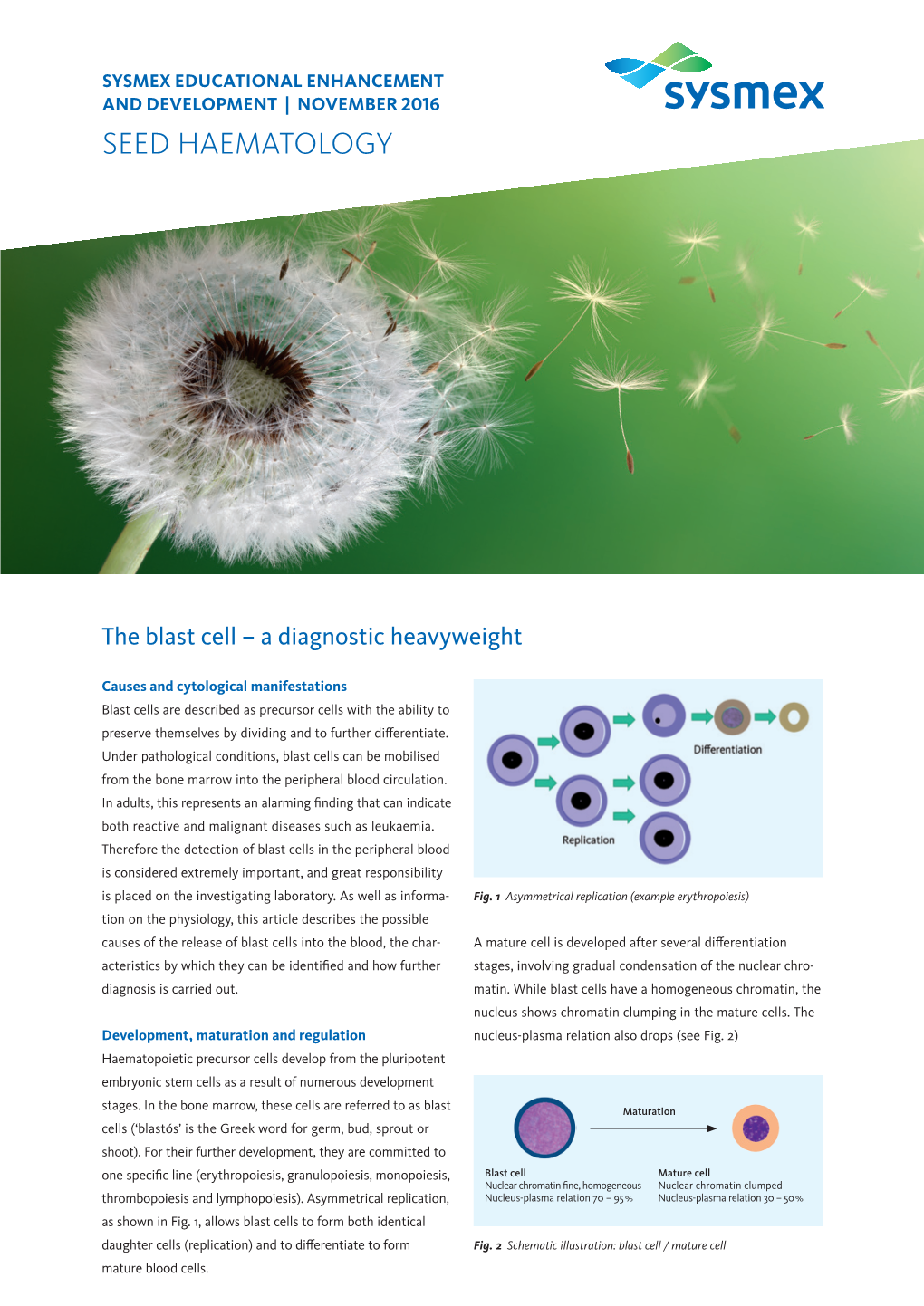 Sysmex SEED H Monocyte Counting