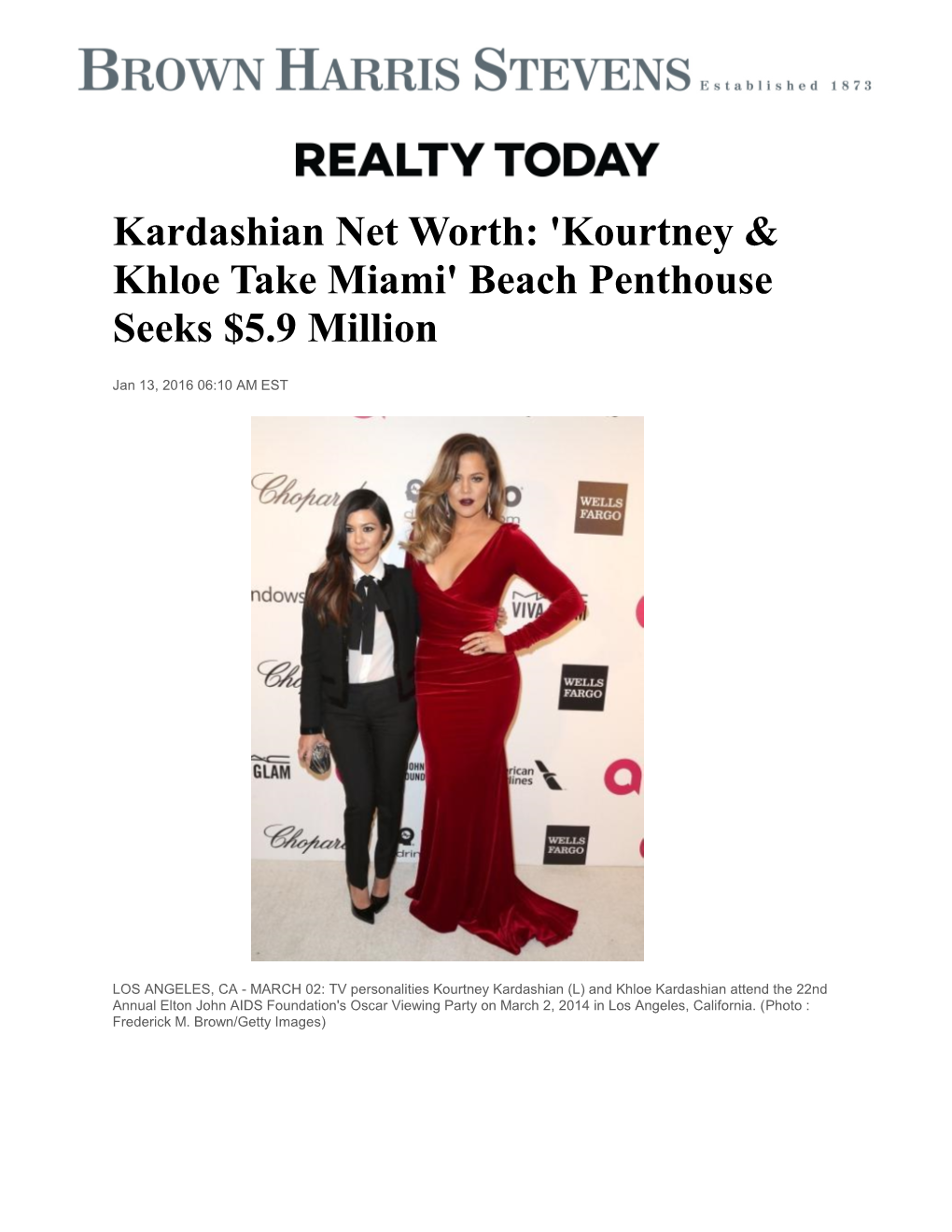 Kardashian Net Worth: 'Kourtney & Khloe Take Miami'