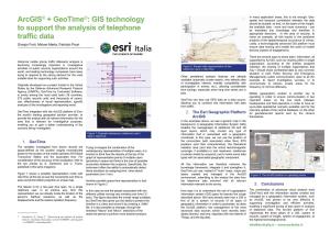 Arcgis® + Geotime®: GIS Technology to Support the Analysis Of
