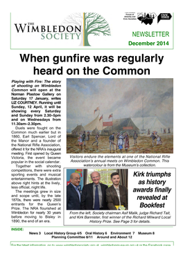 When Gunfire Was Regularly Heard on the Common