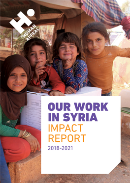 Our Work in Syria Impact Report 2018-2021