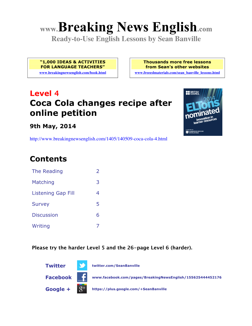 Level 4 Coca Cola Changes Recipe After Online Petition