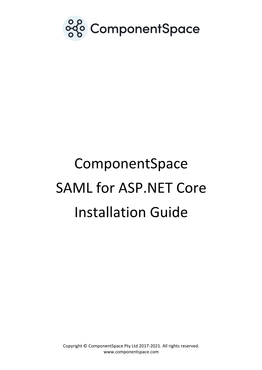 Componentspace SAML for ASP.NET Core Installation Guide