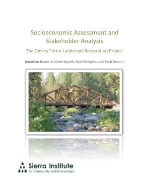 The Dinkey Forest Landscape Restoration Project (2015)