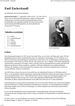 Emil Zuckerkandl – Wikipedia