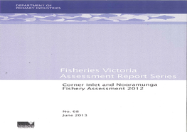 Corner Inlet-Nooramunga Fishery Assessment 2012
