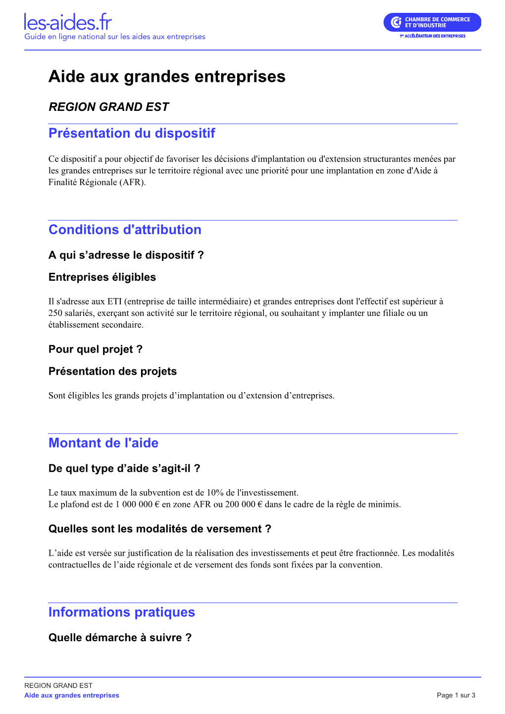 Fiche Dispositif