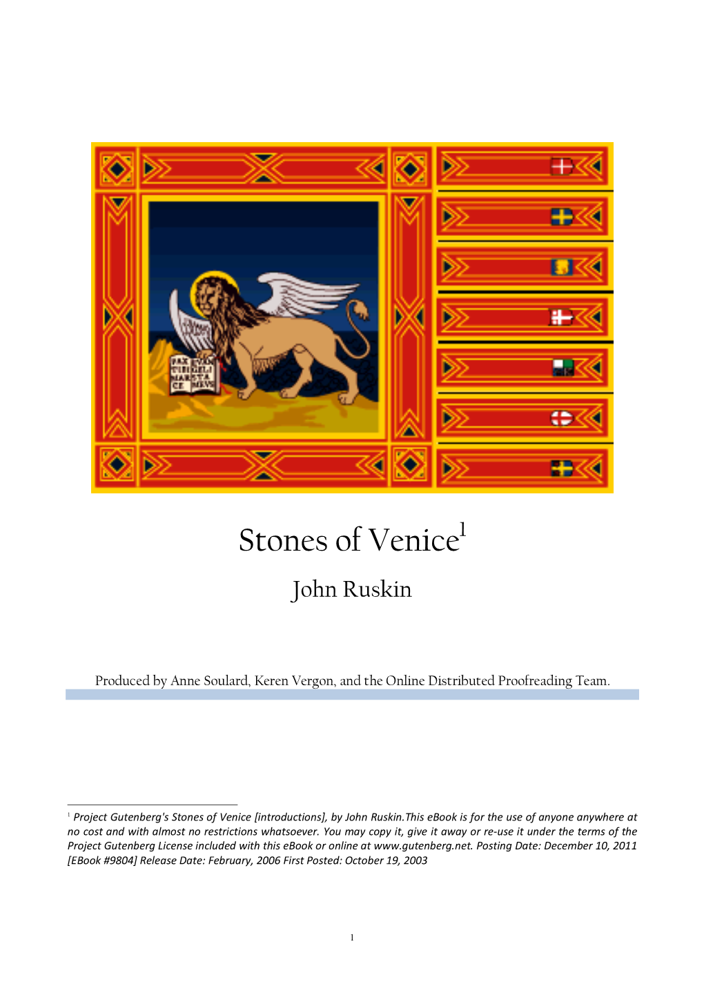 Stones of Venice1 John Ruskin