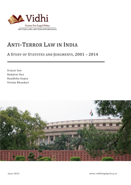 Anti-Terror Law in India