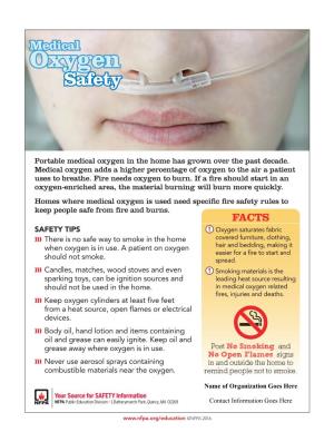 Medical Oxygen Safety