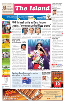UNP in Fresh Crisis As Karu J Moves Against