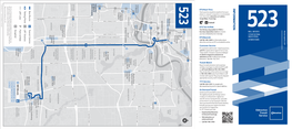 Bus Network Route 523 Schedule