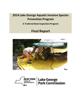 2014 Boat Inspection Program Final Report