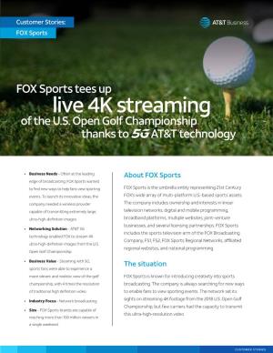 Customer Stories: FOX Sports | AT&T Business