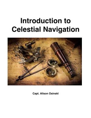 Intro to Celestial Navigation