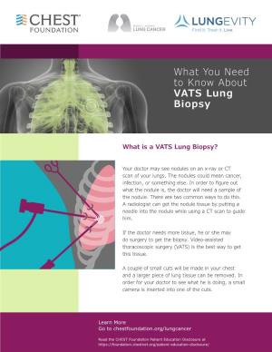 What You Need to Know About VATS Lung Biopsy