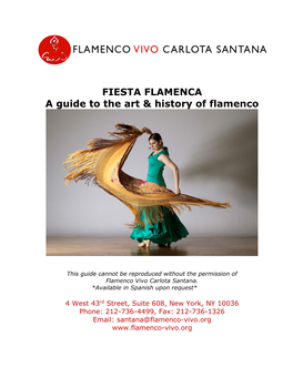 FIESTA FLAMENCA a Guide to the Art & History of Flamenco
