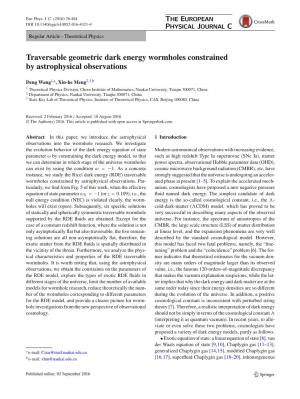 Traversable Geometric Dark Energy Wormholes Constrained by Astrophysical Observations