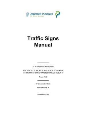 Traffic Signs Manual
