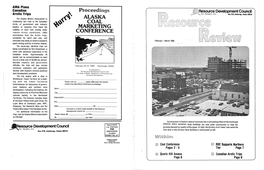 Resource Development Council for Alaska, Inc