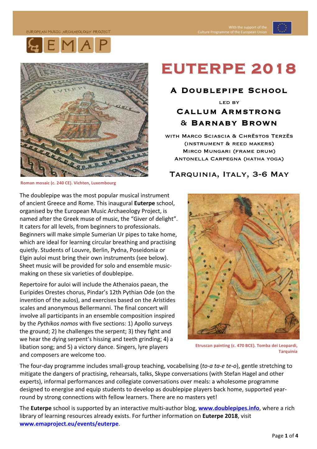 Euterpe 2018