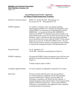 Special Displacement Window Application New Digital to Digital Replacement Translator