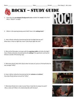 Rocky – Study Guide