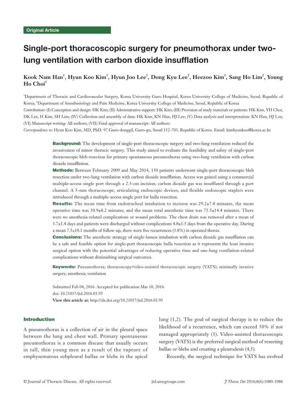 Lung Ventilation with Carbon Dioxide Insufflation