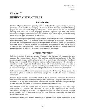 Highway Structures