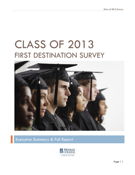 Class of 2013 Survey