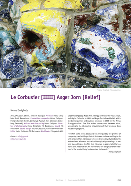 LE CORBUSIER Heinz IIIII ASGER JORN RELIEF 03126 Pos: 83