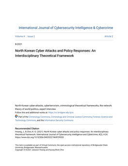North Korean Cyber Attacks and Policy Responses: an Interdisciplinary Theoretical Framework