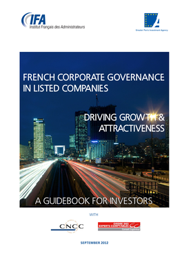 French Corporate Governance in Listed Companies Driving Growth
