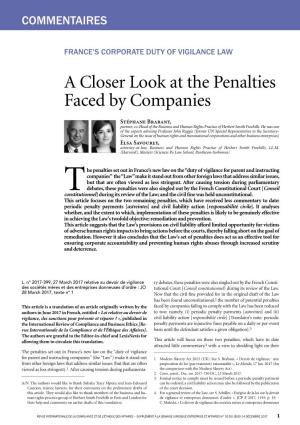 A Closer Look at the Penalties Faced by Companies