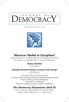 Morocco: Model Or Exception?