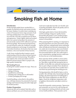 Smoking Fish at Home