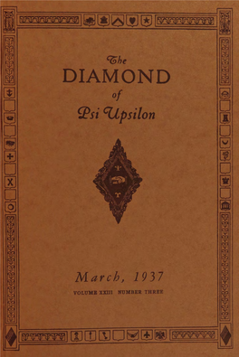 The Daimond of Psi Upsilon Mar 1937