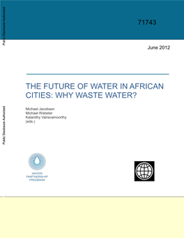 1 Africa's Emerging Urban Water Challenges