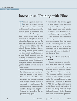 Intercultural Training with Films