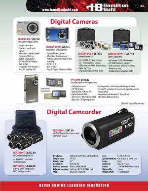 Digital Camcorder Digital Cameras