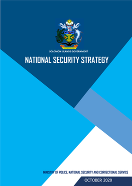 Solomon Islands National Security Strategy