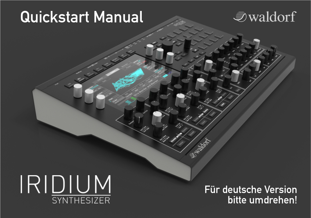 Waldorf Iridium Quickstart Manual