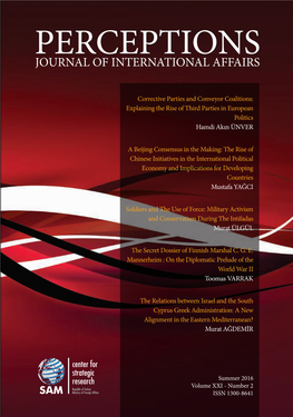 Perceptionsjournal of International Affairs