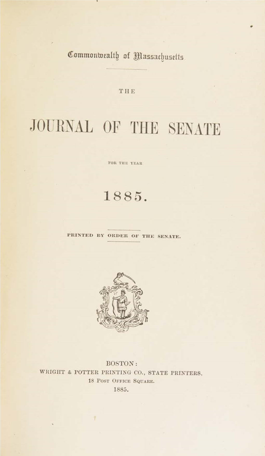 1885-Senate-01-January .Pdf (8.690Mb)