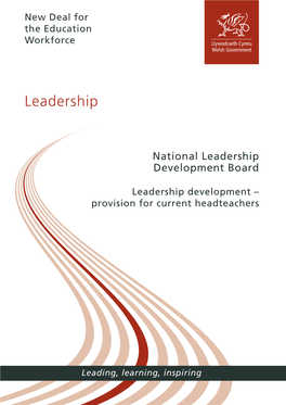 Leadership Development – Provision for Current Headteachers